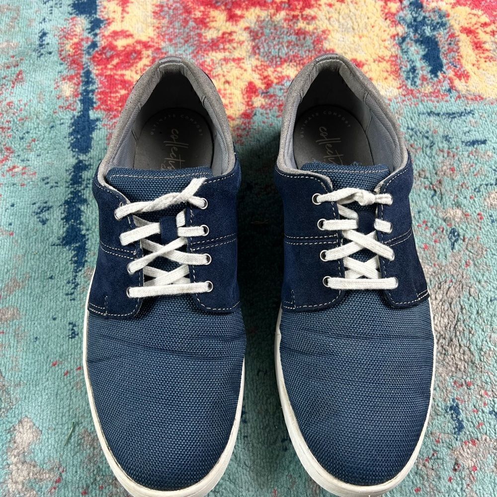 Clark’s Mens Navy Shoes Size 10M